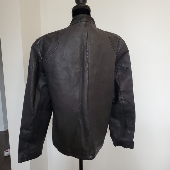 INC leather jacket- size L - Picture 4 of 10